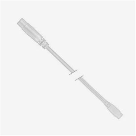 Jesco 3 in. Input Power Connector Cable for S601 Series- White S601-CC3-WH